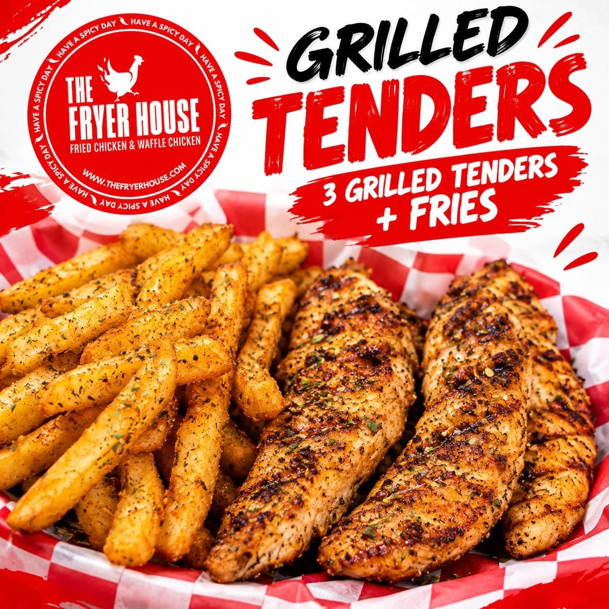 Grilled Chicken Tenders Meal