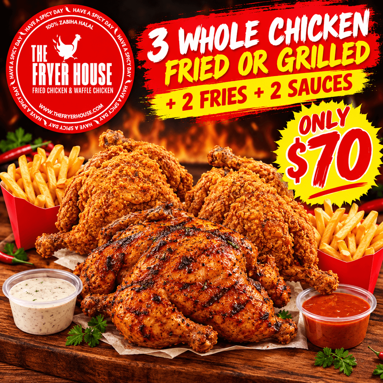 3 Chiken Deal