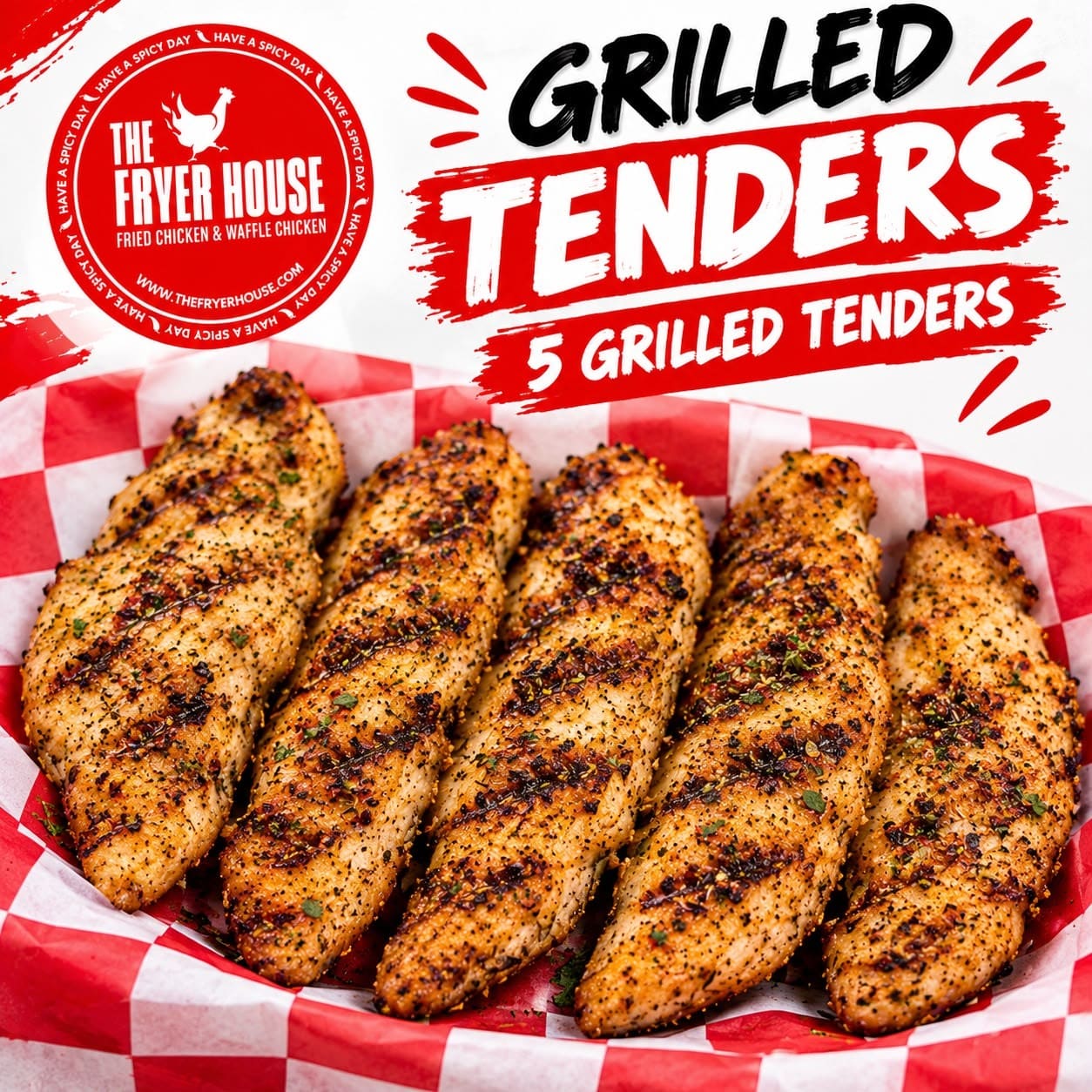 5 Grilled Chicken Tenders