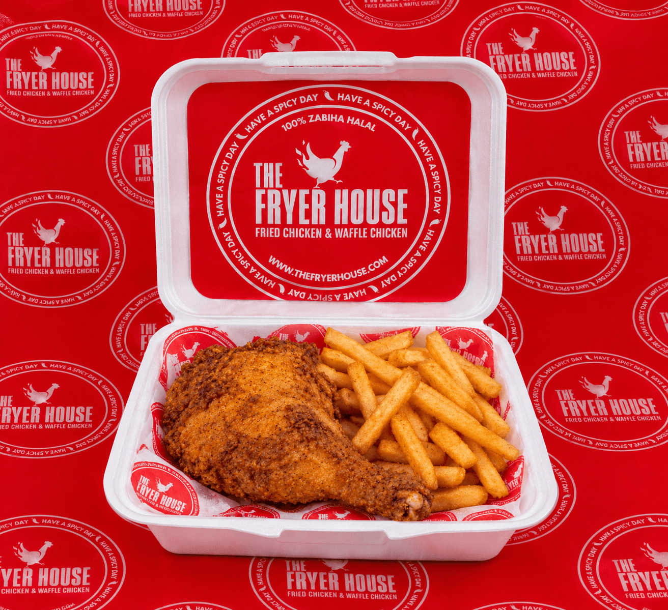 1/4 Fried Chicken Meal (2 pcs)